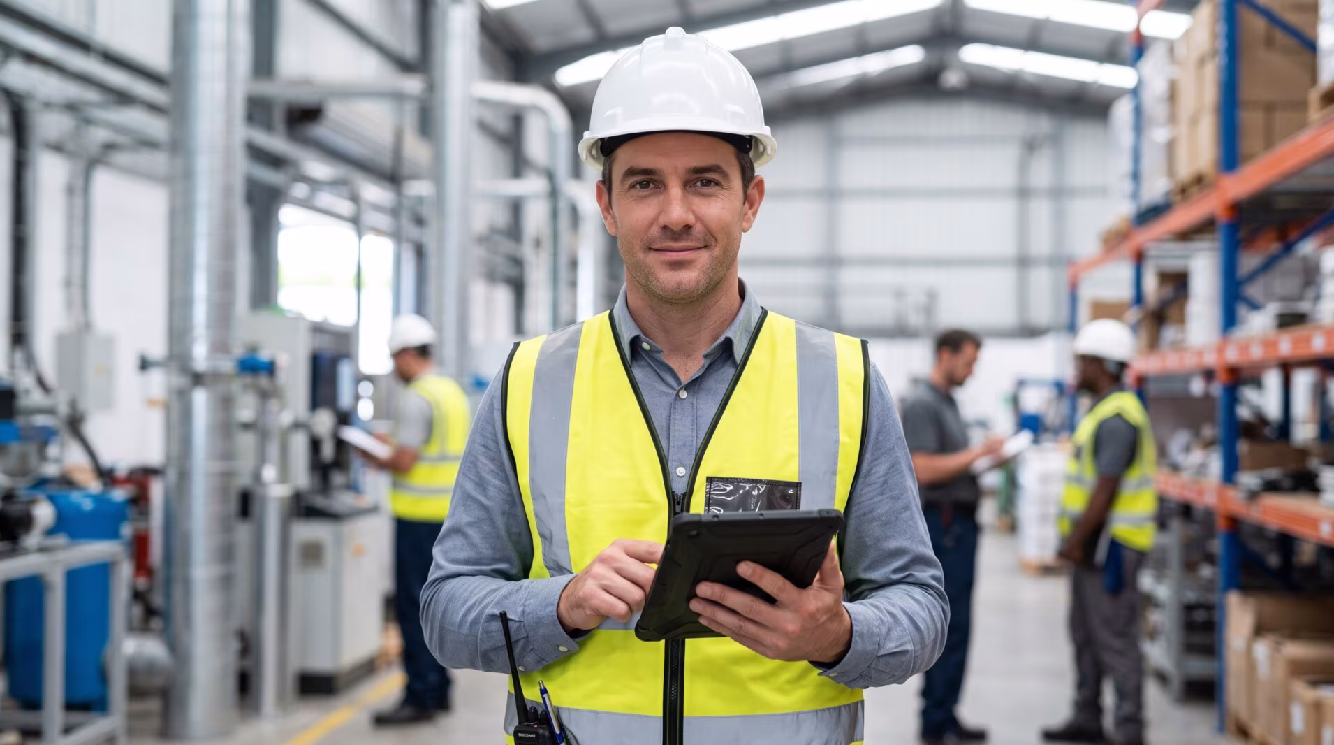 Coordinador de Operaciones Técnicas supervisando procesos industriales en almacén - SICA Talento